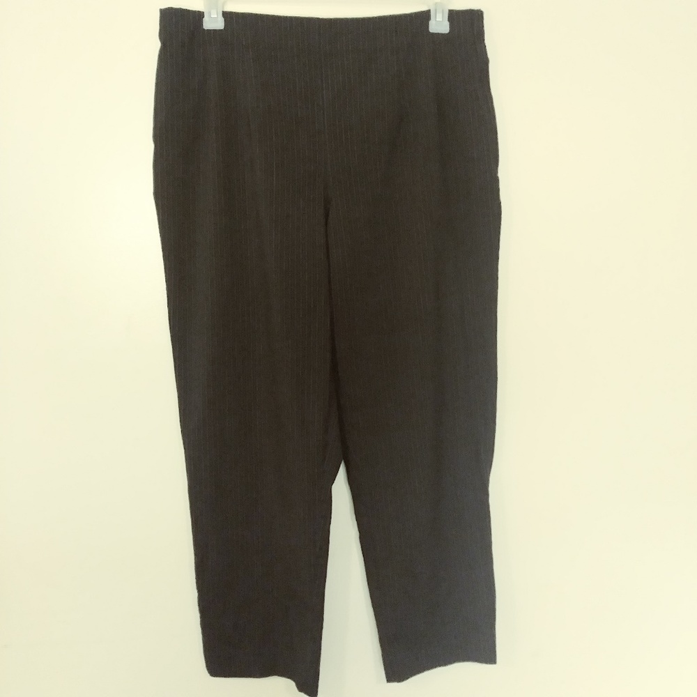 Avenue Stretch Pinstripe Work Pants/Trouser sz 18